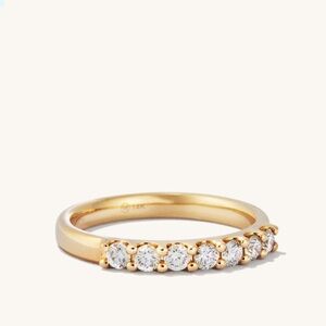 Mejuri half bold eternity band size 6. 14k gold and diamonds I have the receipt